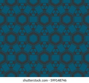 Abstract repeat backdrop. Design for prints, textile, decor, fabric. Vector monochrome seamless pattern