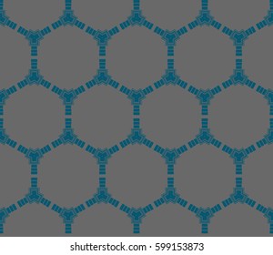 Abstract repeat backdrop. Design for prints, textile, decor, fabric. Vector monochrome seamless pattern