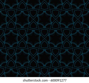 Abstract repeat backdrop. Design for prints, textile, decor, fabric. Vector monochrome seamless pattern