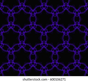 Abstract repeat backdrop. Design for prints, textile, decor, fabric. Vector monochrome seamless pattern