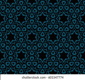 Abstract repeat backdrop. Design for prints, textile, decor, fabric. Vector monochrome seamless pattern