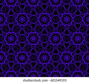 Abstract repeat backdrop. Design for prints, textile, decor, fabric. Vector monochrome seamless pattern