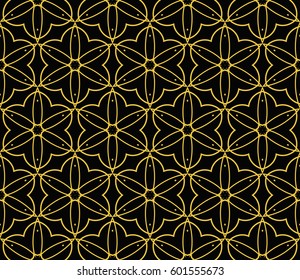 Abstract repeat backdrop. Design for prints, textile, decor, fabric. Vector monochrome seamless pattern