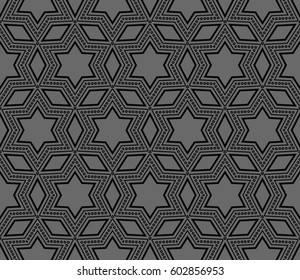Abstract repeat backdrop. Design for prints, textile, decor, fabric. Vector monochrome seamless pattern