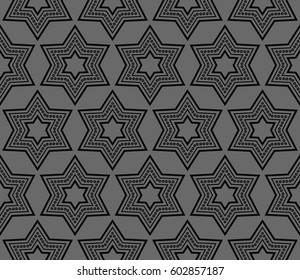 Abstract repeat backdrop. Design for prints, textile, decor, fabric. Vector monochrome seamless pattern
