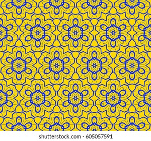 Abstract repeat backdrop. Design for prints, textile, decor, fabric. Vector monochrome seamless pattern