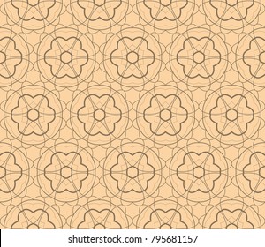 Abstract repeat backdrop. Design for prints, textile, decor, fabric. Vector monochrome seamless pattern