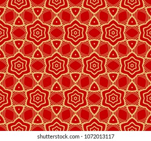 Abstract repeat backdrop with lace floral ornament. Seamless Design for prints, textile, decor, fabric. Super vector pattern.