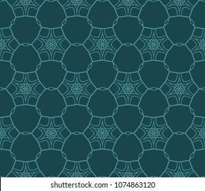 Abstract repeat backdrop with lace floral ornament. Seamless Design for prints, textile, decor, fabric. Super vector pattern.