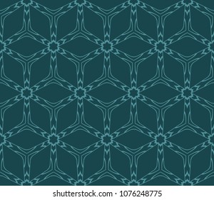 Abstract repeat backdrop with lace floral ornament. Seamless Design for prints, textile, decor, fabric. Super vector pattern.