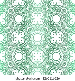 Abstract Repeat Backdrop With Lace Floral Ornament. Seamless Design For Prints, Textile, Decor, Fabric. Vector illustration.