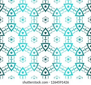 Abstract Repeat Backdrop With Lace Floral Ornament. Seamless Design For Prints, Textile, Decor, Fabric. Vector illustration.