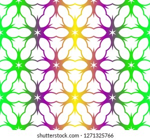 Abstract Repeat Backdrop With Lace Floral Ornament. Seamless Design For Prints, Textile, Decor, Fabric. Vector illustration.
