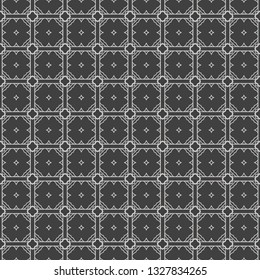 Abstract Repeat Backdrop With Lace geometric Ornament. Seamless Design For Prints, Textile, Decor, Fabric. Super Vector Pattern. Grey color.