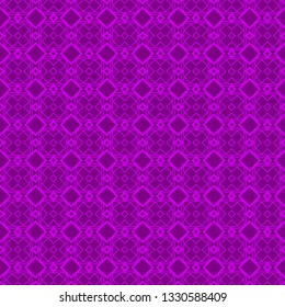 Abstract Repeat Backdrop With Lace Geometric Ornament. Vector illustration. Purple color.