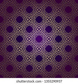 Abstract Repeat Backdrop With Lace Ornament. Seamless Design For Prints, Textile, Decor, Fabric. Super Vector Pattern