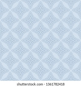 Abstract Repeat Backdrop With Lace Ornament. Seamless Design For Prints, Textile, Decor, Fabric. Super Vector Pattern