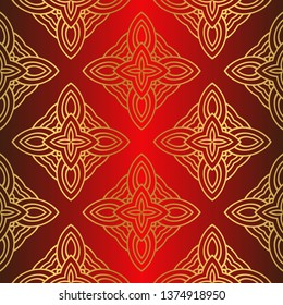 Abstract Repeat Backdrop With Lace Ornament. Seamless Design For Prints, Textile, Decor, Fabric. Super Vector Pattern