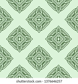 Abstract Repeat Backdrop With Lace Ornament. Seamless Design For Prints, Textile, Decor, Fabric. Super Vector Pattern