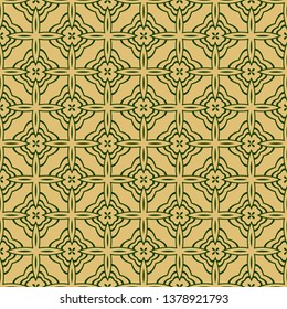 Abstract Repeat Backdrop With Lace Ornament. Seamless Design For Prints, Textile, Decor, Fabric. Super Vector Pattern