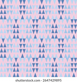 Abstrait répétition triangles colorés motif harmonieux .Illustration vectorielle.