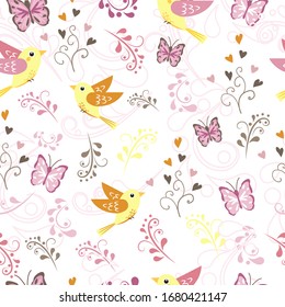 abstract repeat pattern. Beautiful retro background. 
Elegant fabric on light background Surface pattern design.
