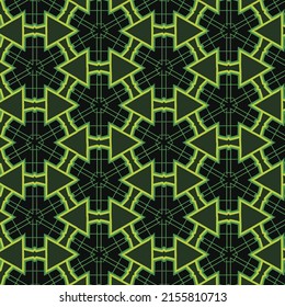 Abstract repeat pattern with original geometric shapes