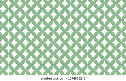 Abstract repeat seamless pattern, green and white colours, vector illustration
