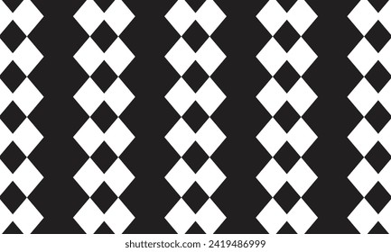 abstract repeatable black big small rhombus pattern.