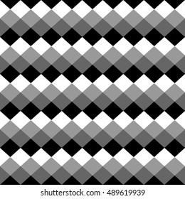 Abstract repeatable geometric monochrome (grayscale) pattern, texture