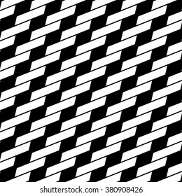 Abstract repeatable geometric shapes background, pattern. Monochrome vector texture.