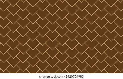 abstract repeatable seamless brown rectangle line pattern on brown.