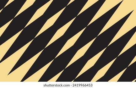 abstract repeatable seamless diagonal cream rhombus pattern on dark.