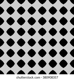 Abstract repeatable squares background, pattern. Monochrome vector texture.
