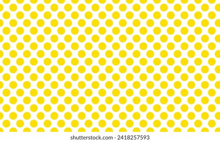 abstract repeatable yellow dot pattern.