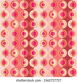Abstract repeated dots. Flat, retro geometric design. Vector spotty seamless pattern for textile, wallpaper, wrapping paper, prints, fabric, web background or other accent etc.