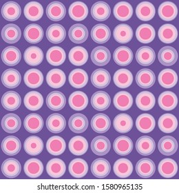 Abstract repeated dots. Flat, retro geometric design. Vector spotty seamless pattern for textile, wallpaper, wrapping paper, prints, fabric, web background or other accent etc.