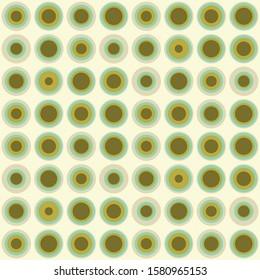 Abstract repeated dots. Flat, retro geometric design. Vector spotty seamless pattern for textile, wallpaper, wrapping paper, prints, fabric, web background or other accent etc.