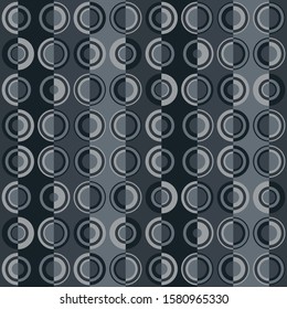 Abstract repeated dots. Flat, retro geometric design. Vector spotty seamless pattern for textile, wallpaper, wrapping paper, prints, fabric, web background or other accent etc.