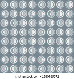 Abstract repeated dots. Flat, retro geometric design. Vector spotty seamless pattern for textile, wallpaper, wrapping paper, prints, fabric, web background or other accent etc.