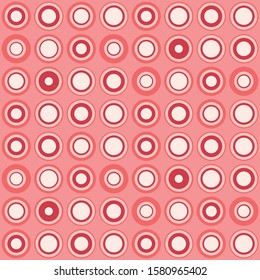 Abstract repeated dots. Flat, retro geometric design. Vector spotty seamless pattern for textile, wallpaper, wrapping paper, prints, fabric, web background or other accent etc.