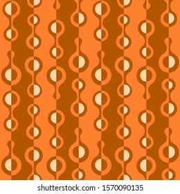 Abstract repeated drops. Flat, simple geometric design. Vector spotty seamless pattern for textile, wallpaper, wrapping paper, prints, fabric, web background or another accent etc.