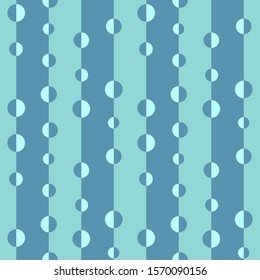Abstract repeated drops. Flat, simple geometric design. Vector spotty seamless pattern for textile, wallpaper, wrapping paper, prints, fabric, web background or another accent etc.
