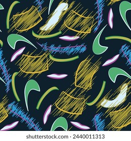 Abstract repeated geometric surfaces pattern.  wallpaper motif work popular in casual fashion style