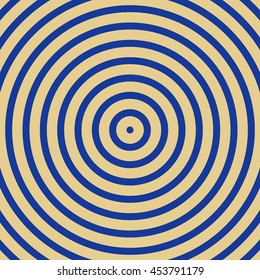 Abstract repeated stylized color circles background. Creative wallpaper. Vector illustration