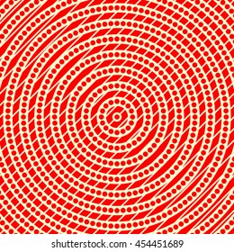 Abstract repeated stylized color circles background. Creative wallpaper. Vector illustration