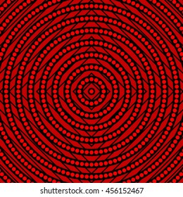 Abstract repeated stylized color circles background. Creative wallpaper. Vector illustration