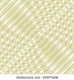 Abstract repeated stylized red circles background. Creative wallpaper. Vector illustration