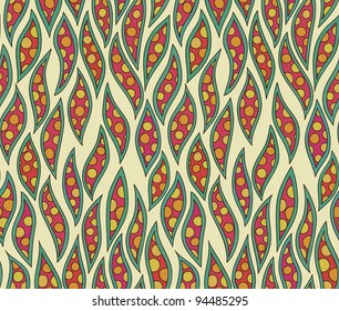 Abstract repeating background with  fantasy elements