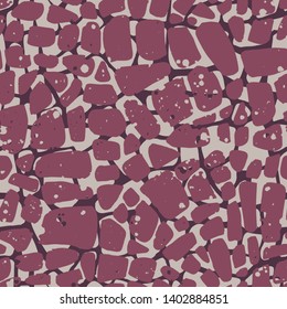 Abstract repeating geometric background with chaotic texture. Irregular blocks pattern. Seamless paving stone, stained glass mosaic tracery. 